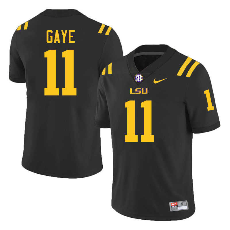 Ali Gaye LSU Tigers Jersey,Louisiana State University Tigers Football Jersey-Black